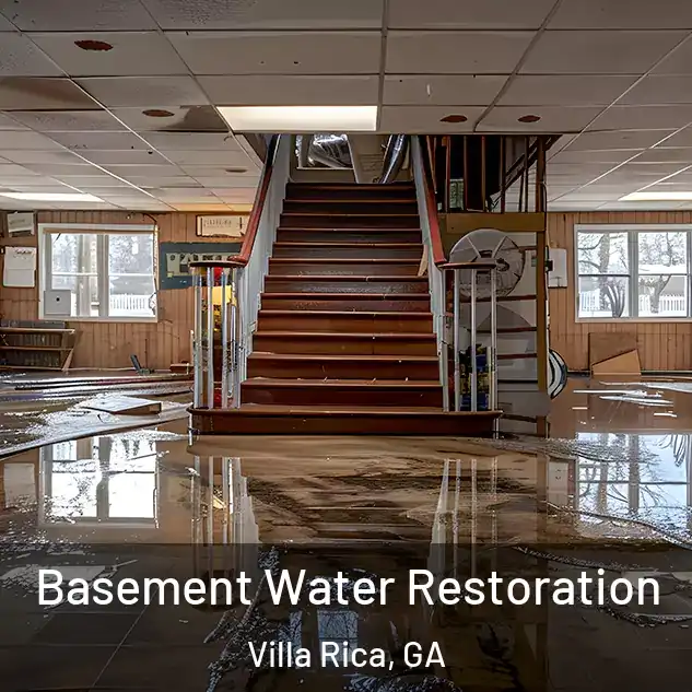  Basement Water Restoration Villa Rica, GA