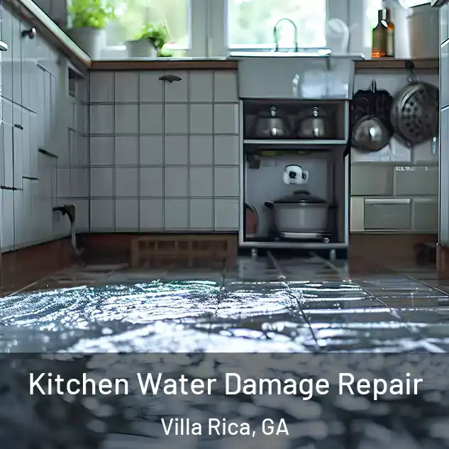  Kitchen Water Damage Repair Villa Rica, GA